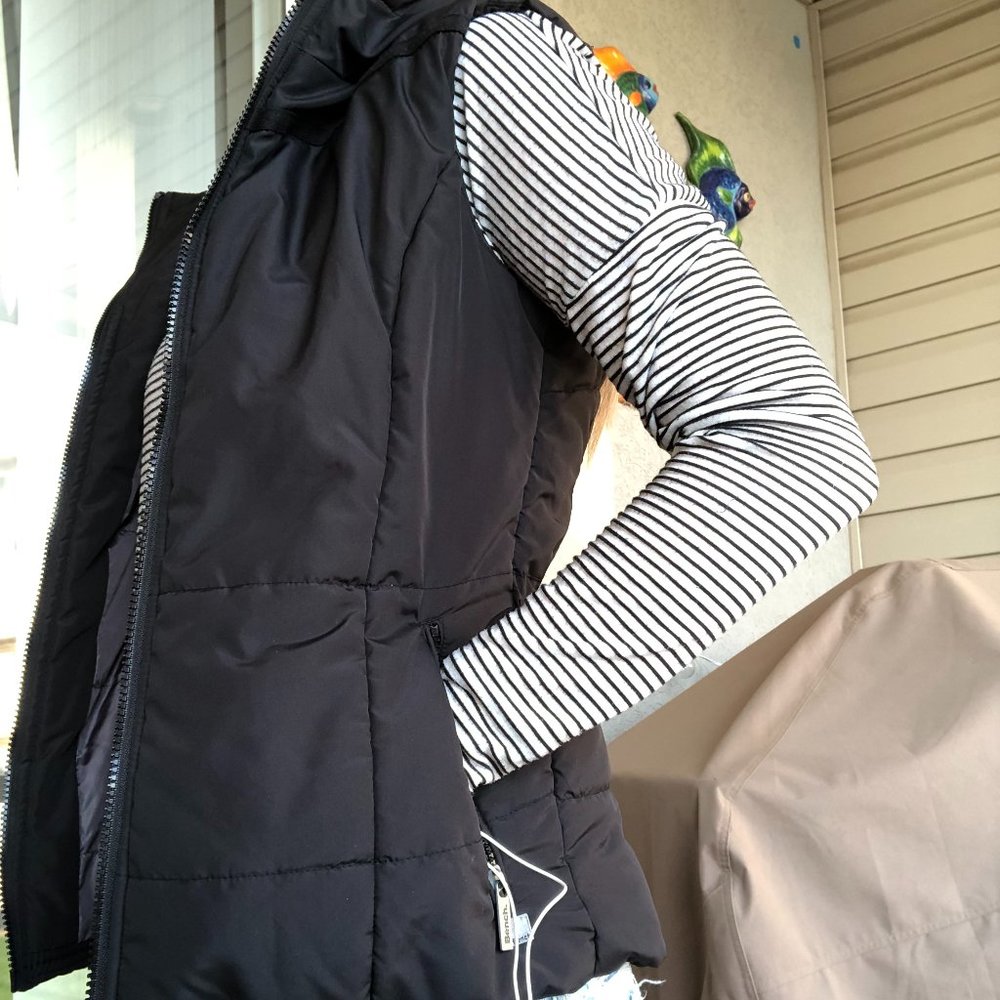 Black Puffer Vest